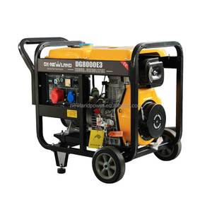 Newland 6.5kw three phase with wheels diesel car generator