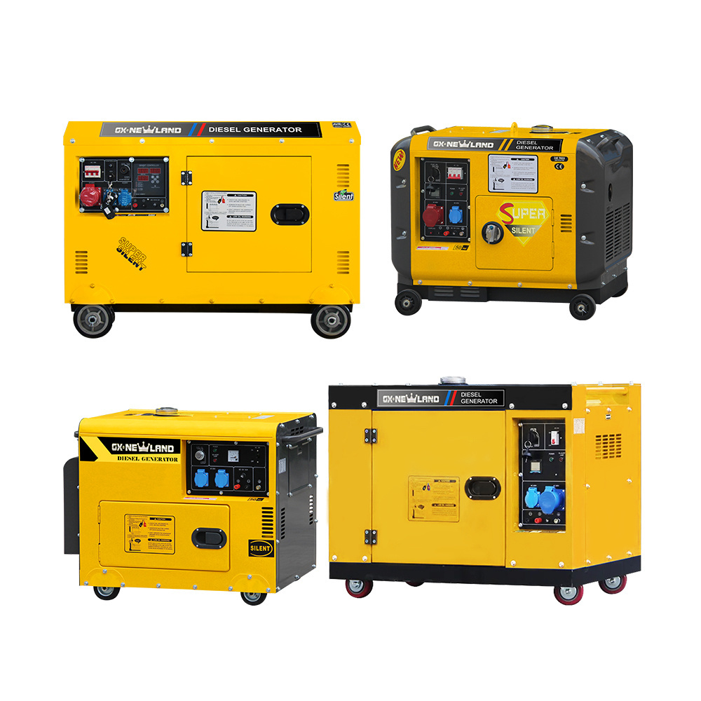 For outdoor used long-life noiseless small 3.5kva diesel generators with good quality kipor diesel generator parts