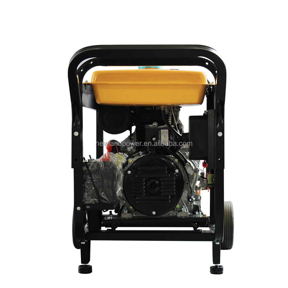 Newland 6.5kw three phase with wheels diesel car generator