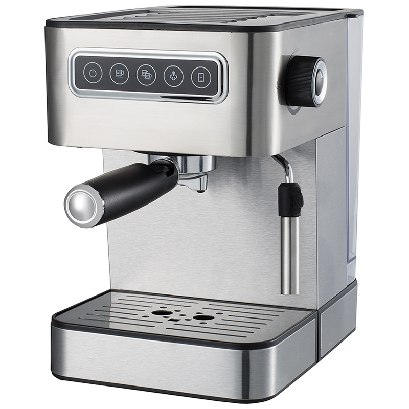 Factory OEM 4 in 1 automatic 20 15 bar latte machine stainless steel Italian espresso smart coffee maker with milk frother