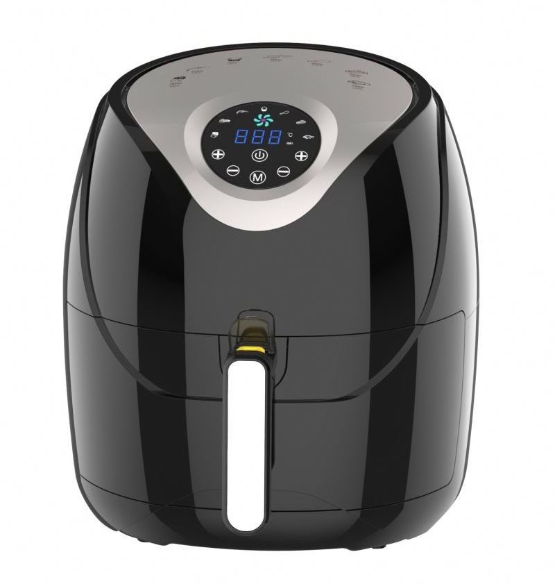 electric digital large capacity  korea oilless  oil free  as seen on TV heating element commercial 5.5L air fryer ovan