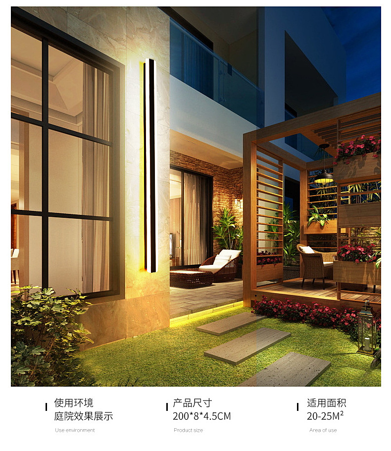 led wall lamp outdoor led  waterproof decorative modern led wall lamps outdoor light