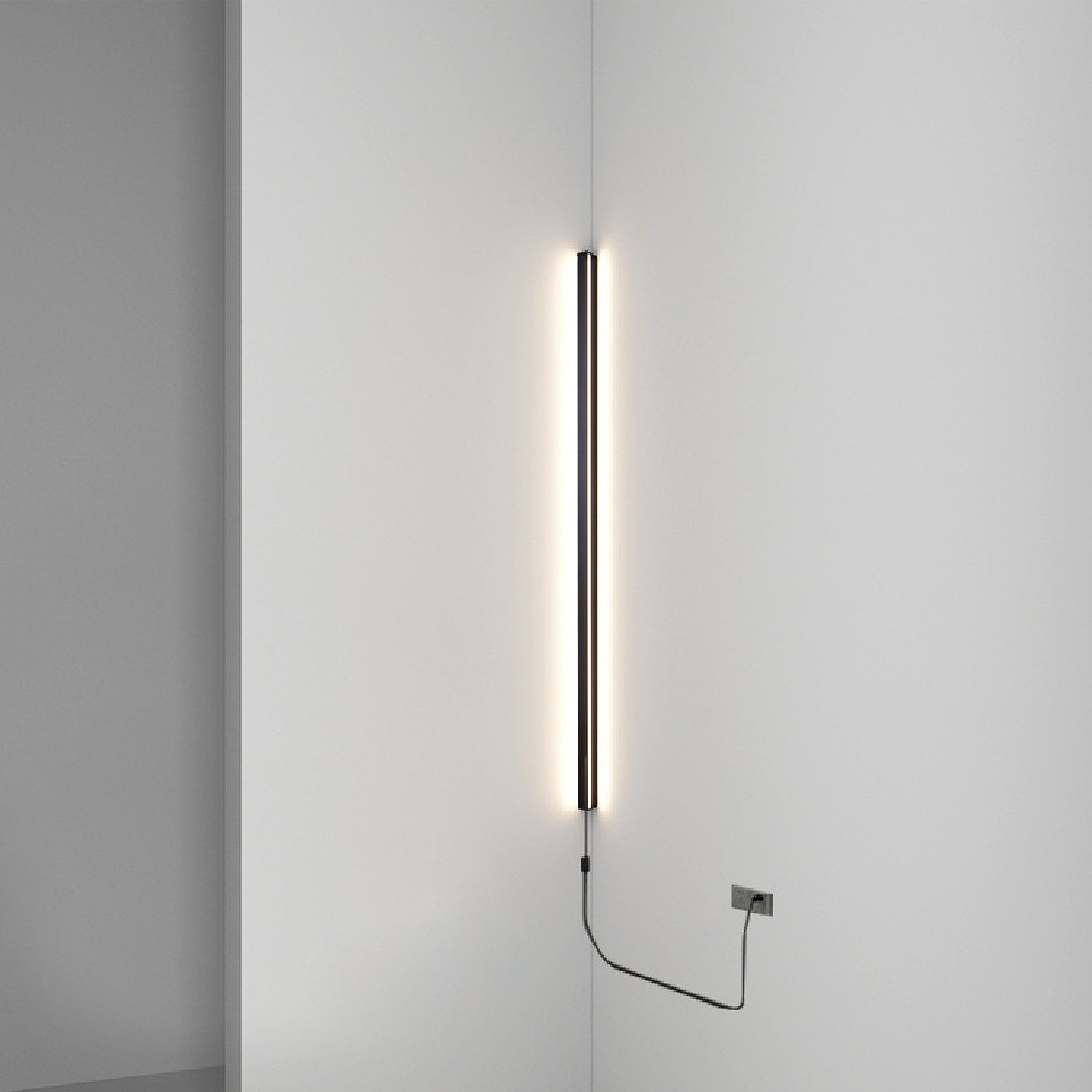 Hot Sale Low Moq Minimalist Linear Wall Lamp led Atmosphere  Lighting for Living room Bedroom Hotel