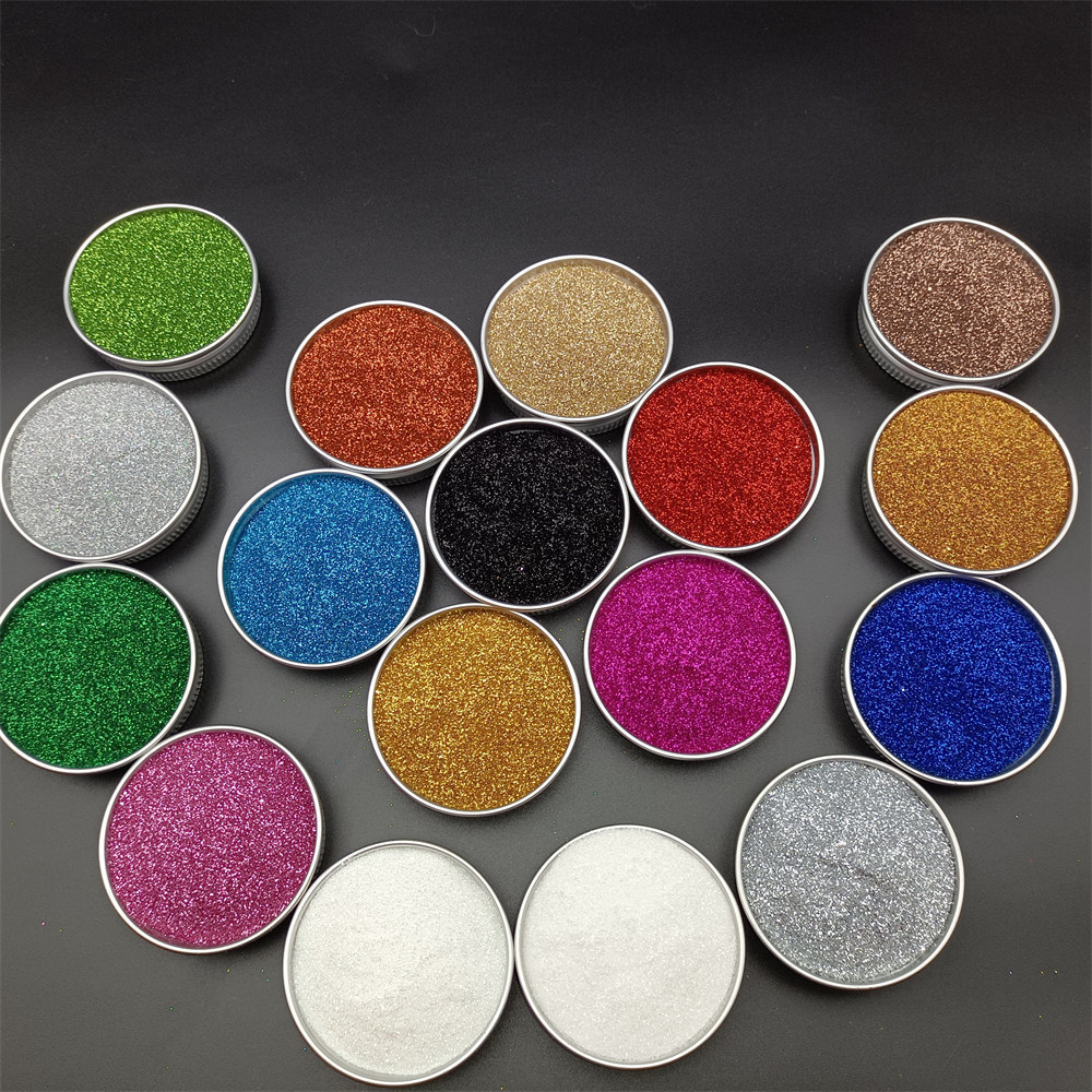 Fine Art Material Christmas Cosmetic Glitter Powder Rainbow Webbing PLA Biodegradable Extra Fine Glitter