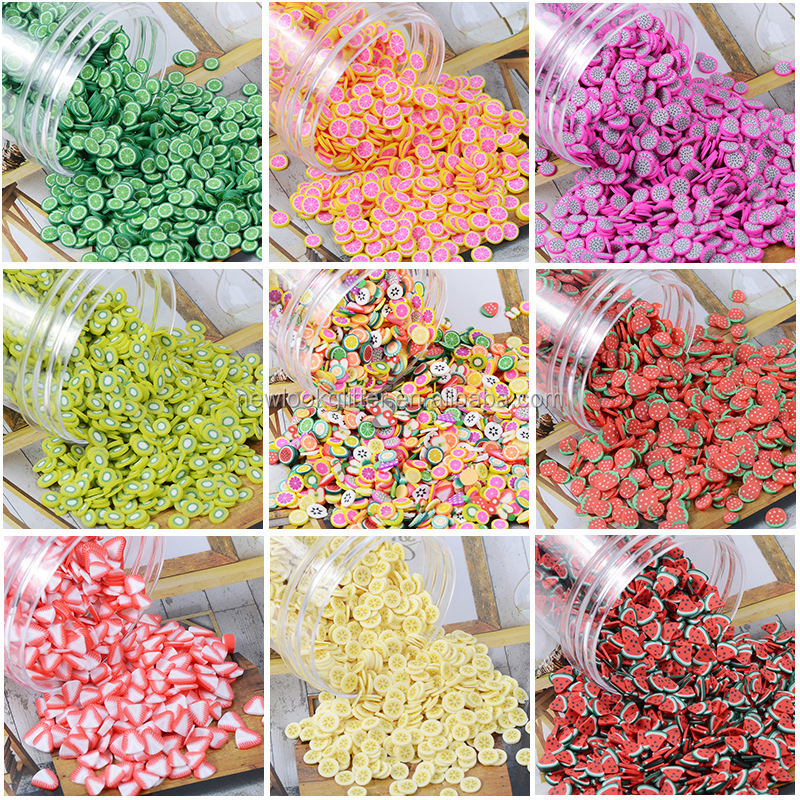 Sprinkle For Slime Making Kit Cream Polymer Clay Spinkles Glitter