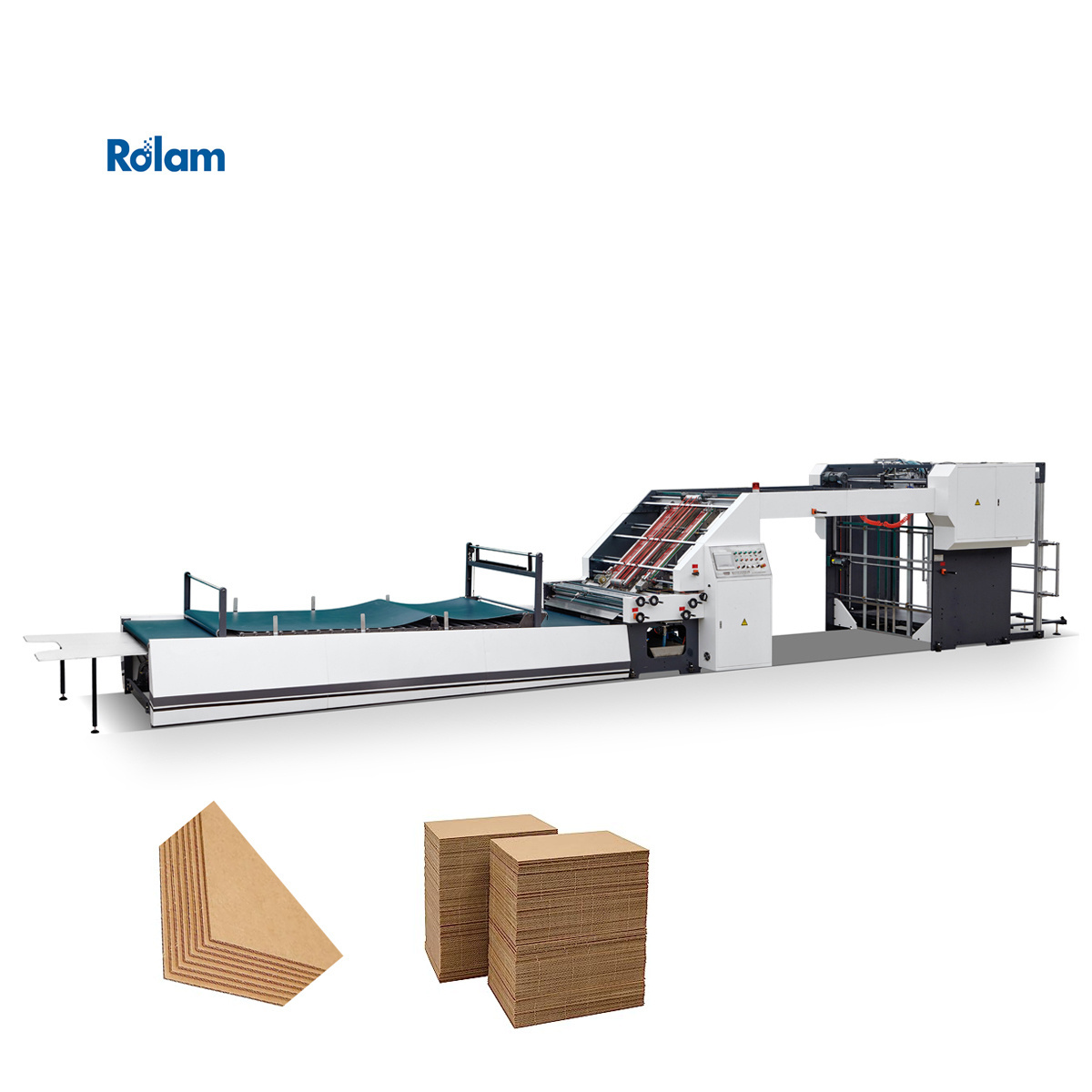 1450H High Speed Automatic Lamination Corrugated Litho Board to Board Pasting Flute Laminating Gluing Machine