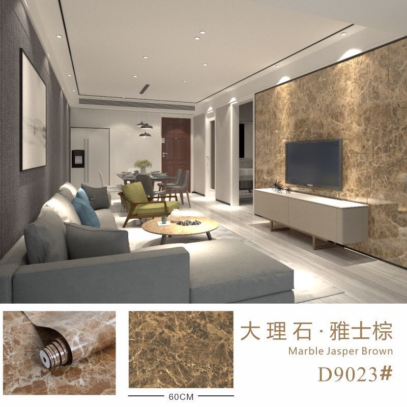 Marble Self-Adhesive Wallpaper Peel And Stick Waterproof Bathroom Kitchen Cabinets Desktop Stickers vyni marble  wallpaper