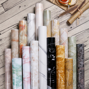 cheap  Price waterproof wall marble floor tiles stickers wallpaper peel and stick