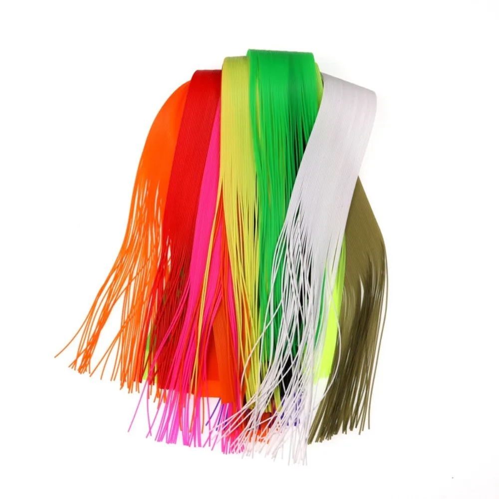 NEWMAJOR Stonefly/Nymphs Streamer Flies String Leg High Quality Silicone Skirt Layers for Fly Tying New Fishing Lures