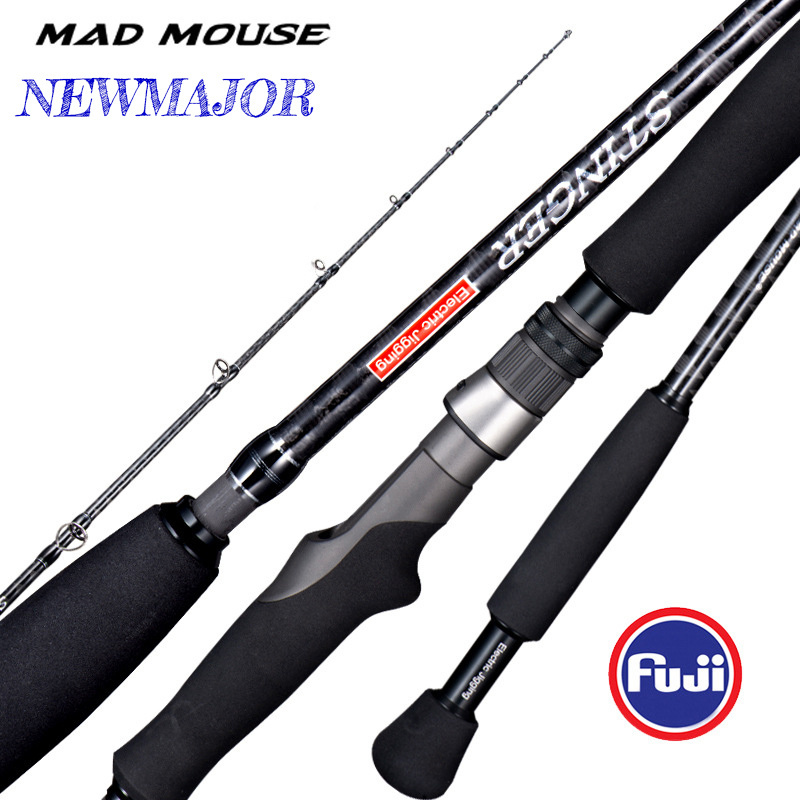 Madmouse STINGER Electric Jigging Fishing Rod 1.9m 26-30kg Power Lure Max400 PE3-8 Japan Quality Saltwater Rod Boat Casting Rods