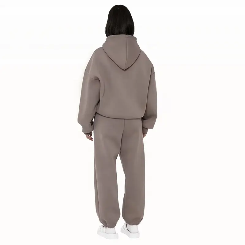 High Quality Cotton Tracksuit Oversized Essential Custom  Sweatsuit Heavyweight Blank Customized Sweatpants And Hoodie Sets