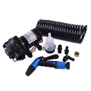 Newmao 70PSI 20LPM 12V electric car wash pressure wash down pump kit for house truck wash