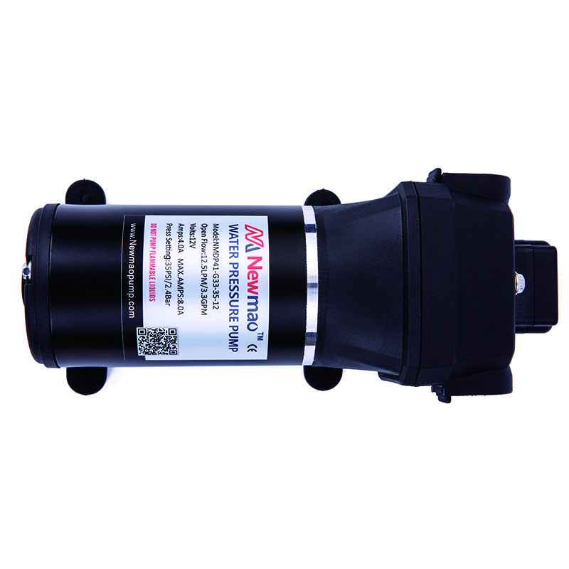 Newmao 12V self-prime high flow DC Electrical Water Pump fresh water pump For Agricultural Irrigation