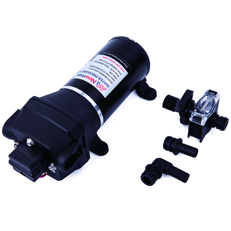 Newmao 12 volts water pump 17 LPM 40psi RV Marine industrial high flow rate water pump for tanks