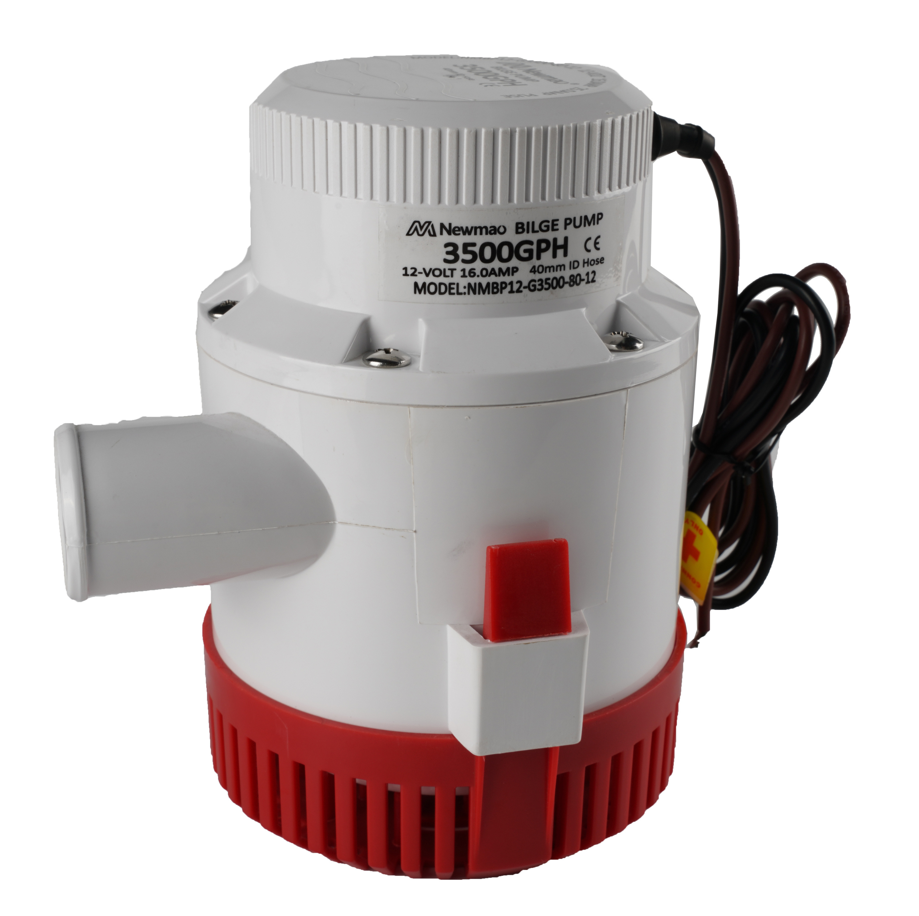 High Flow Rate 3500 GPH 12v DC Portable Bilge Water Pump for Marine