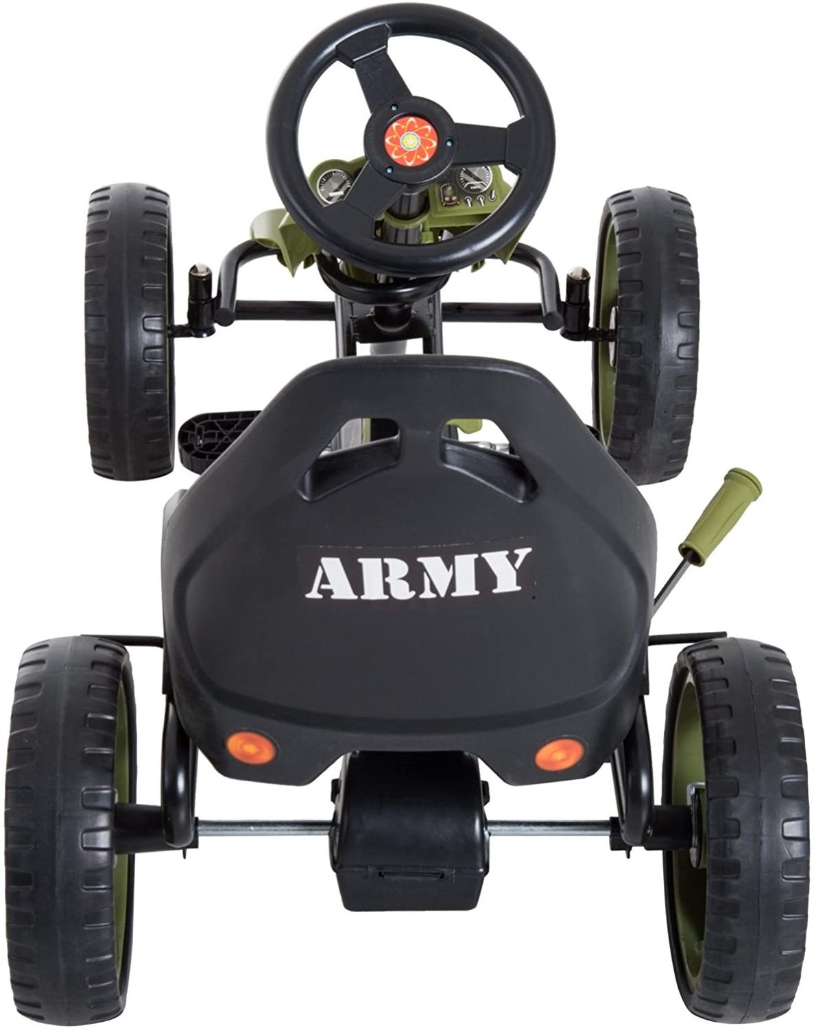 New Trend Baby army green Pedal Go Kart Licensed Children Pedal Go Kart