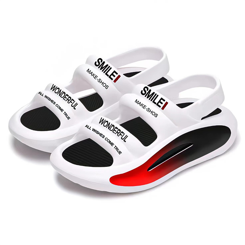 Colorful Sandal Non-slip Casual Flip-flops Slippers Thick Sole Summer Eva Pu Summer Casual Slippers Flat Slides Shoes