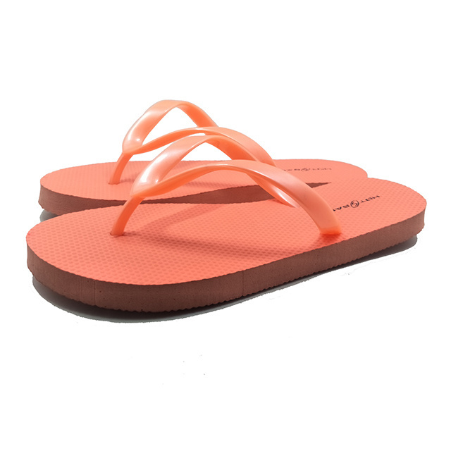 Summer Girls Solid Color Simple Versatile Flat Beach Shoes Flip Flops