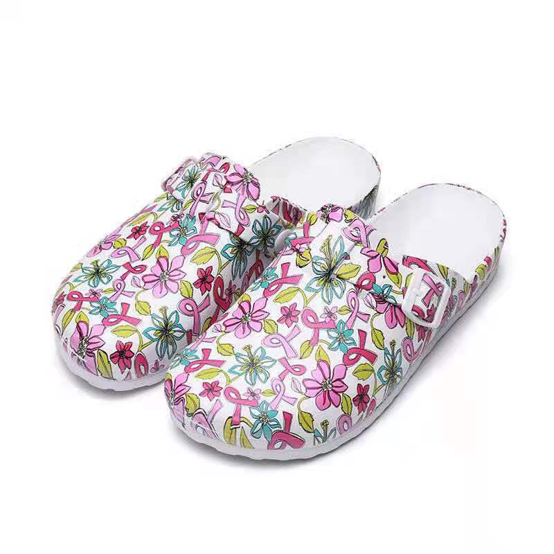 Slippers Girl's EVA Shoes Creative Cartoon Nurse Shoes Women