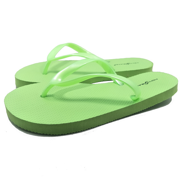 Summer Girls Solid Color Simple Versatile Flat Beach Shoes Flip Flops