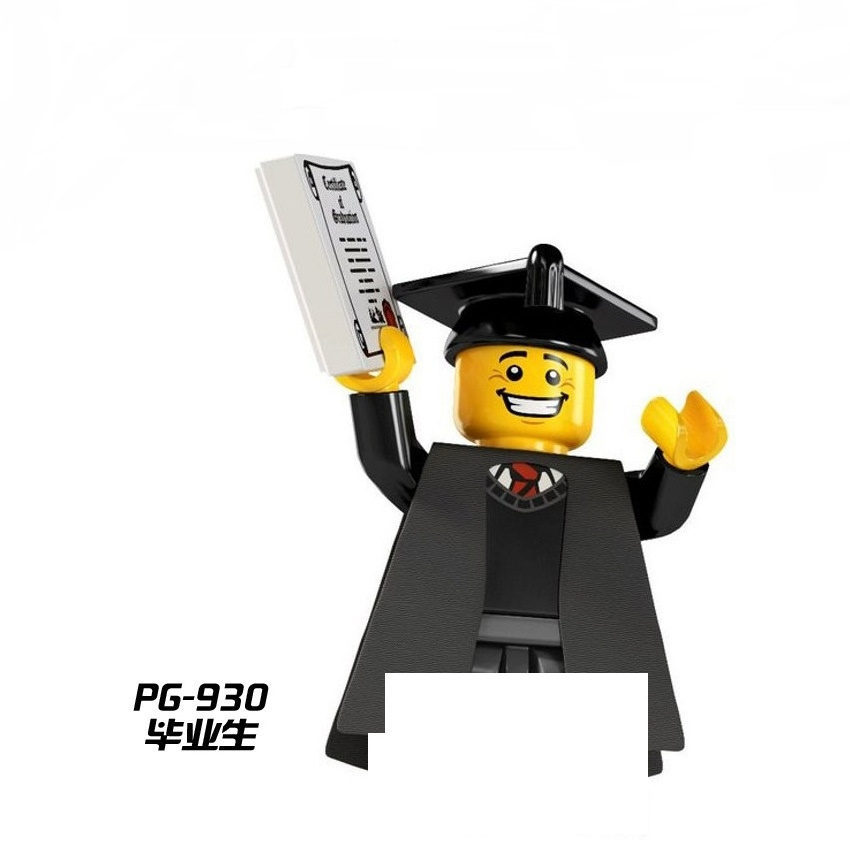 PG930 Graduate Student assembly plastic Educational Mini Blocks Building Block Toys boys Kid girls