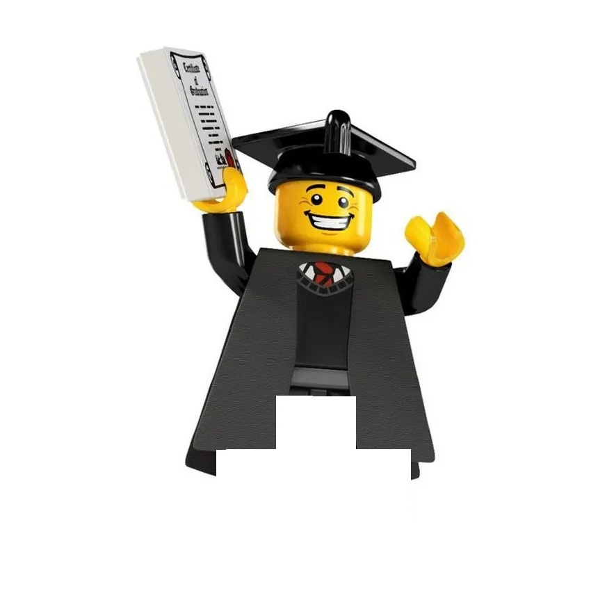 PG930 Graduate Student assembly plastic Educational Mini Blocks Building Block Toys boys Kid girls