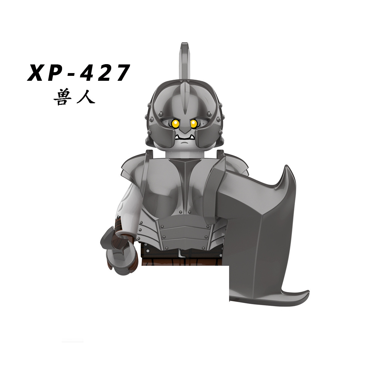 KT1056 ORC Medieval Knight Lord Spartan Soldiers Warrior Helmet Shield Mini Building Blocks Kids