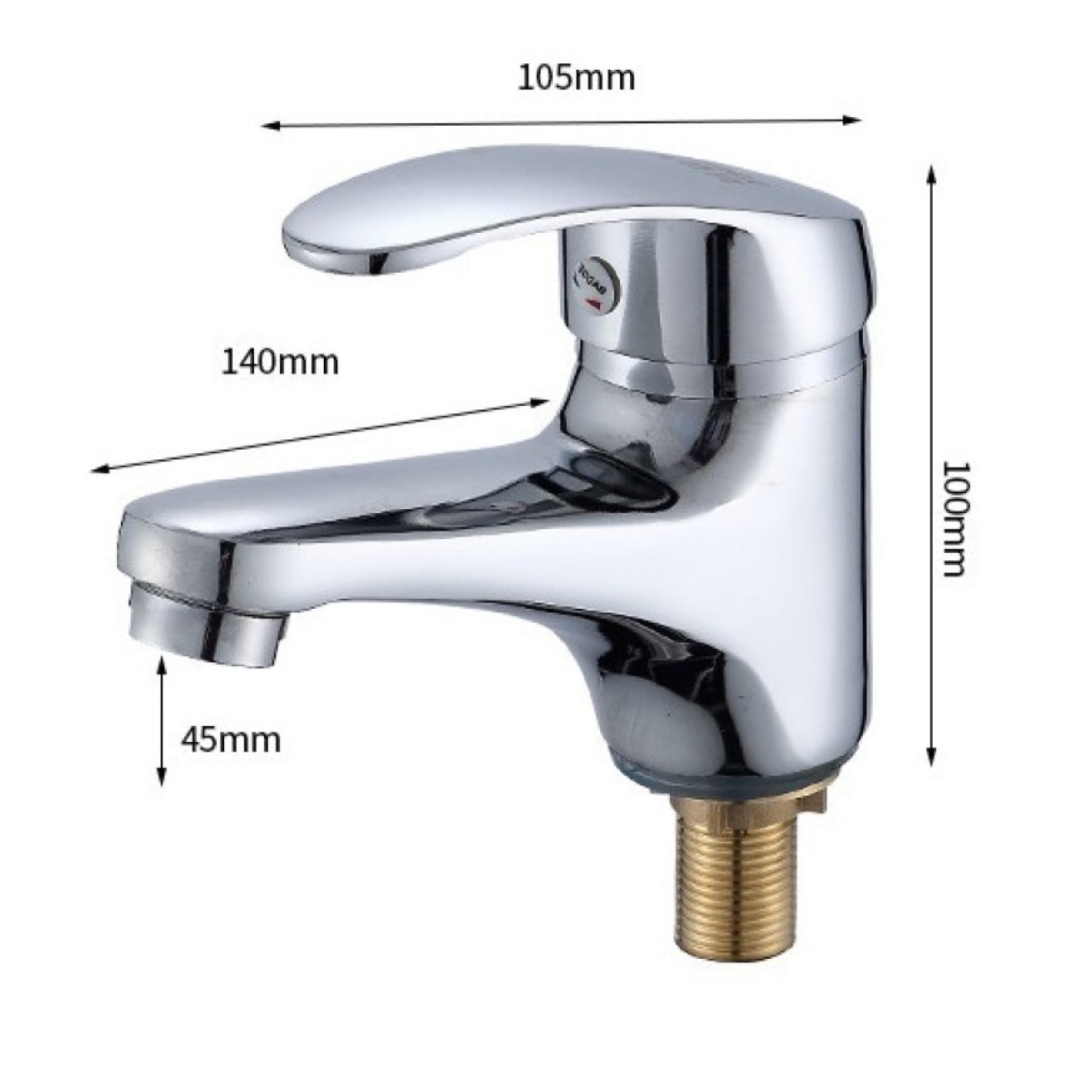 Bathroom wash hand basin Chrome faucet single handle hot cold water basin mixer tap with wate tap mixer counter top basin faucet