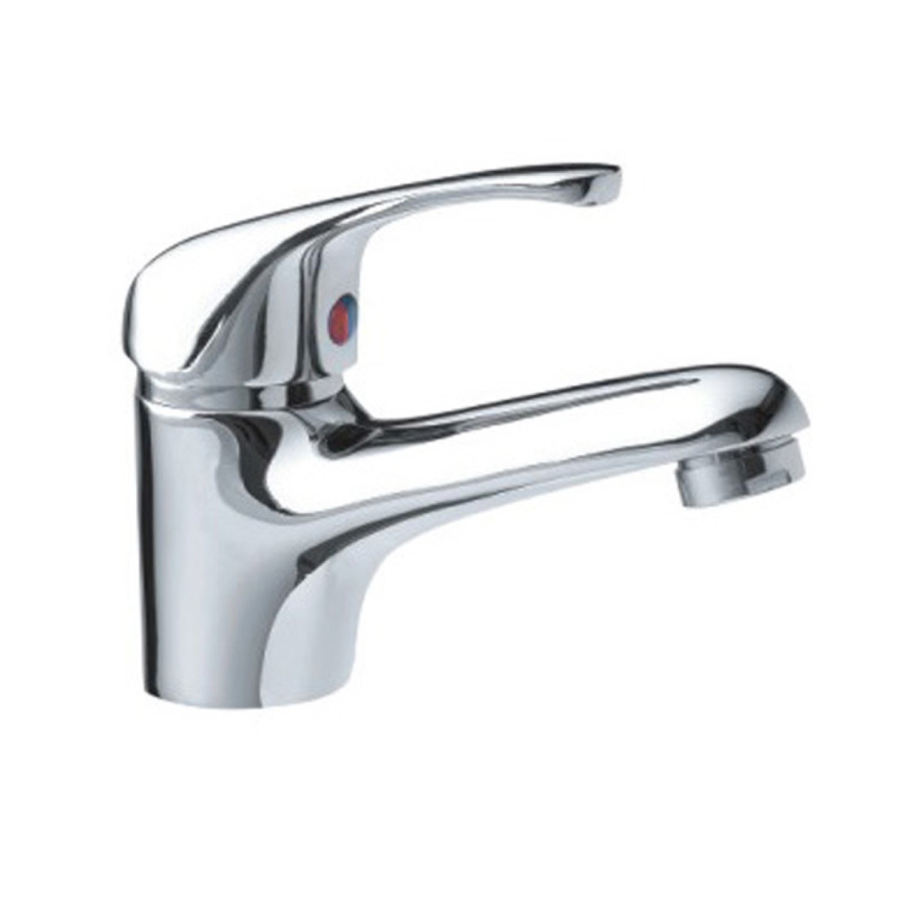 Bathroom wash hand basin Chrome faucet single handle hot cold water basin mixer tap with wate tap mixer counter top basin faucet