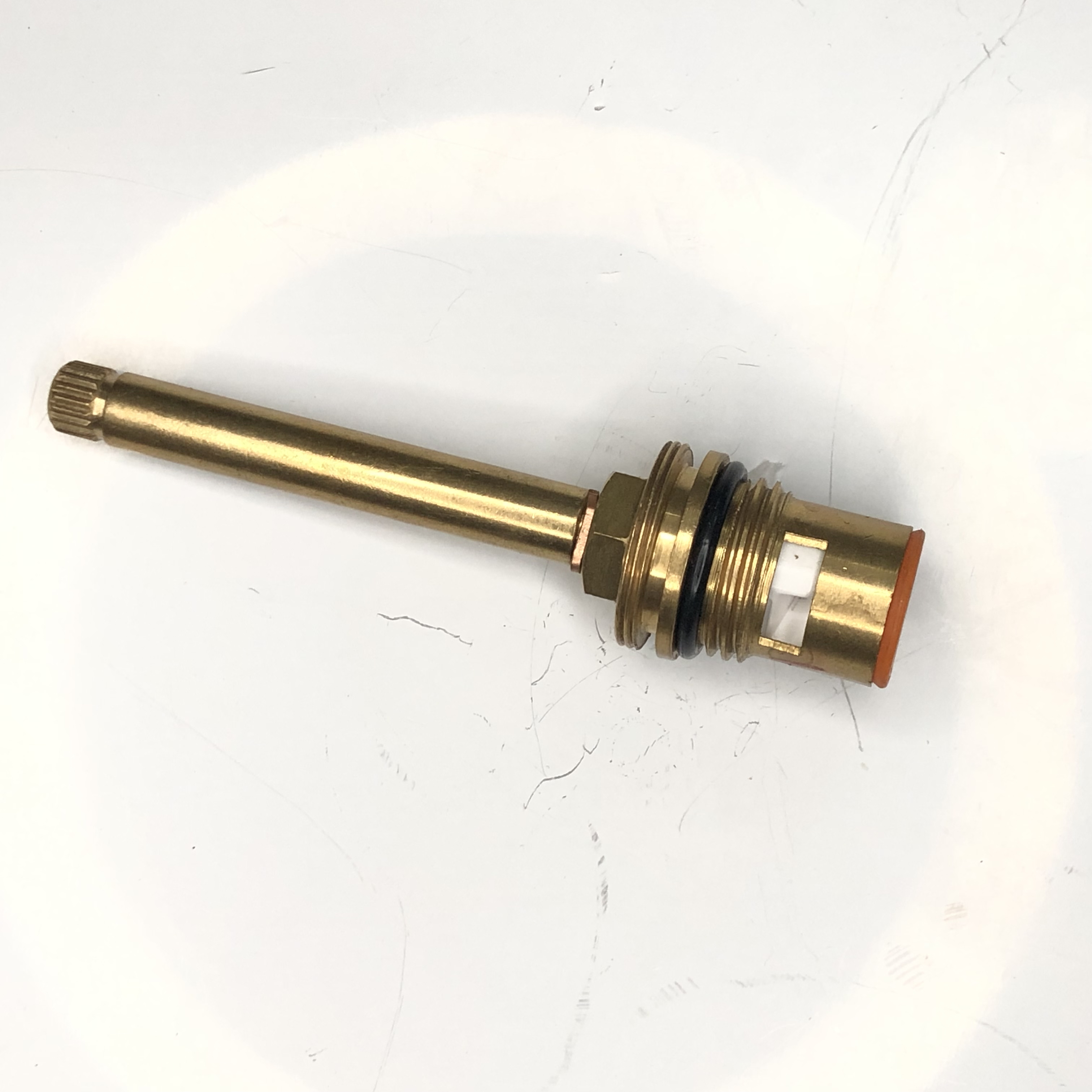 Brass ceramic faucet cartridge ceramic disc brass cartridge Suitable for faucets in kitchens, bathrooms, washbasins, etc.