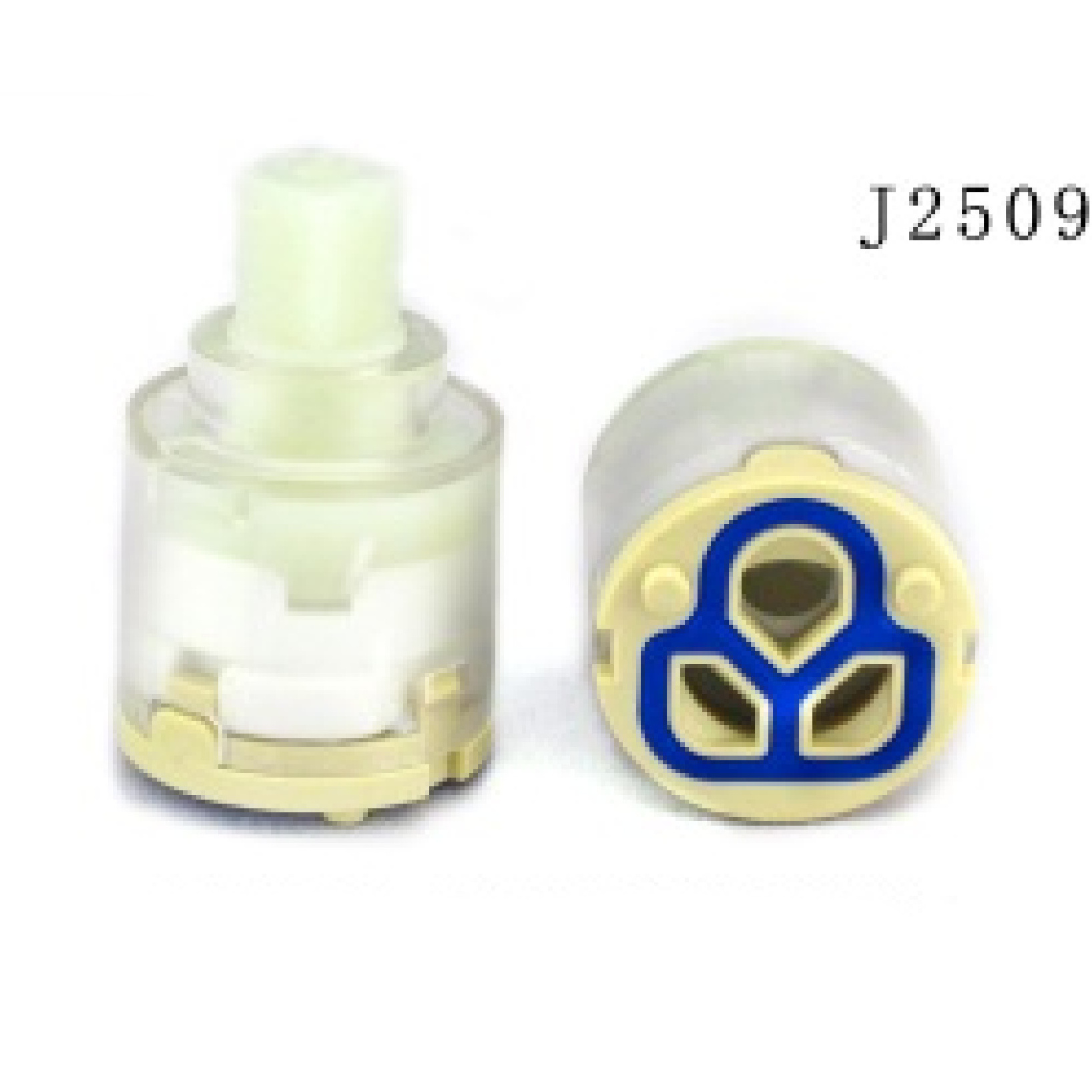 Hot Sell J2509 Brass Faucet Ceramic Valve Disc  Valve core Cartridge 25mm 2-Way Diverter(Turning Angle 90/180)