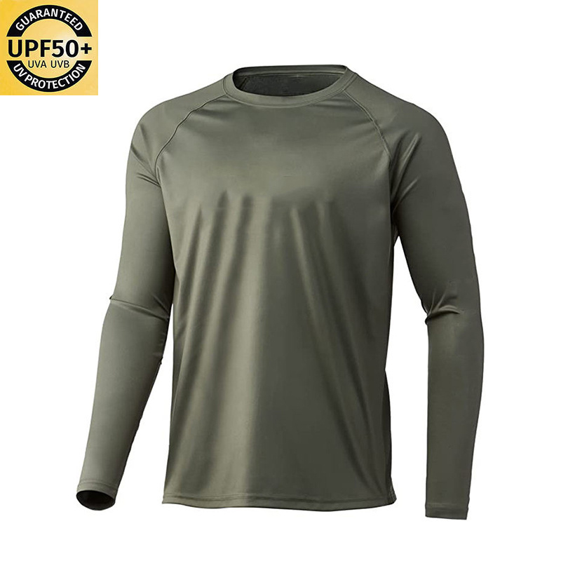 100% Polyester Ice silk US size blank breathable upf50+ mens women performance long sleeve fishing shirt