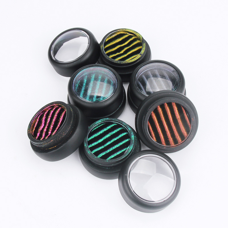 Nail art mirror chrome powder coating/nail mirror powder Asian nail supply cat eye effect powder