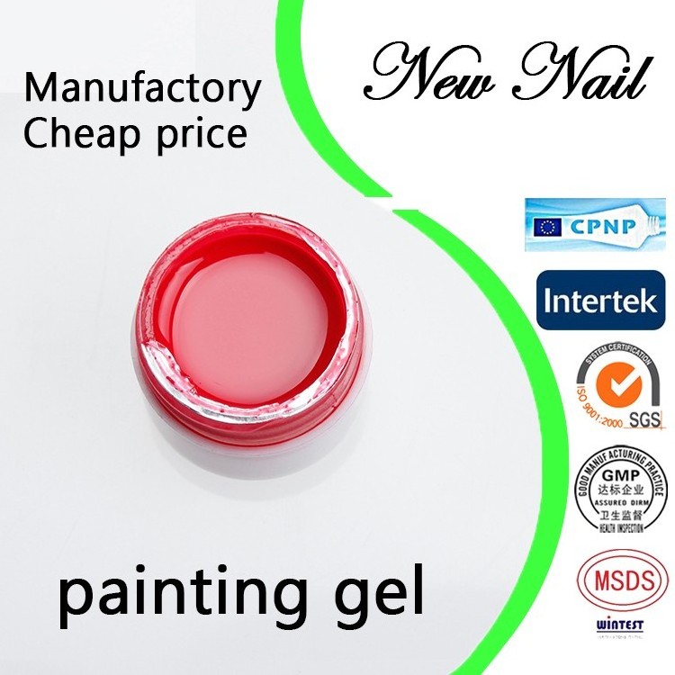 2016 easy draw gel paint nail art paint uv gel uv led cure painting gel