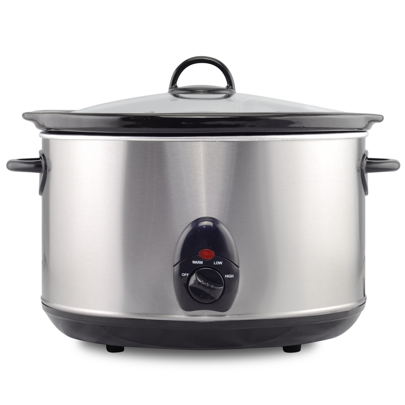 Hot sell High Quality Crock Pot 4.5l Automatic Electric Round Stainless Steel Slow Cooker