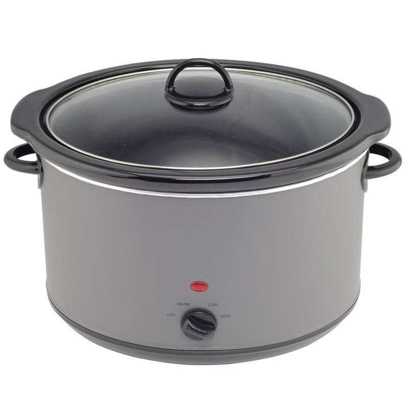 Hot sell High Quality Crock Pot 4.5l Automatic Electric Round Stainless Steel Slow Cooker