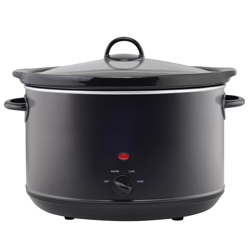 Hot sell High Quality Crock Pot 4.5l Automatic Electric Round Stainless Steel Slow Cooker