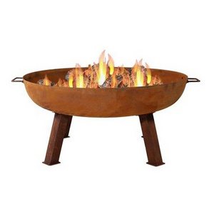 Outdoor high quality rusty garden Corten steel metal Fire Pit