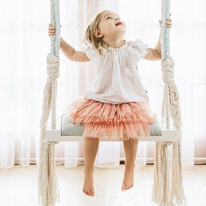 Wholesale Macrame Baby Swing Chair Handmade Garden Hammock Hanging