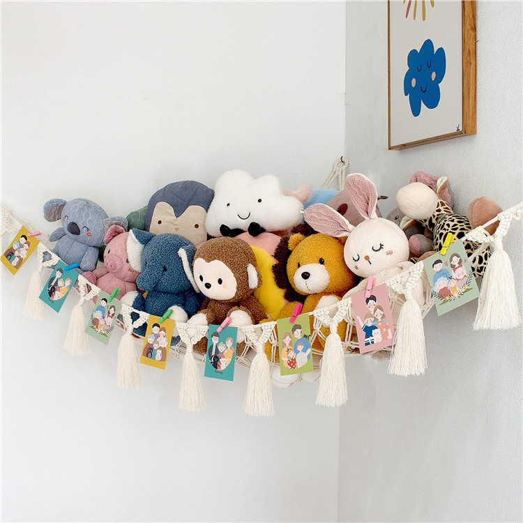 Toy Hammock Storage Stuffed Animal Holder Net Handwork toy hammock