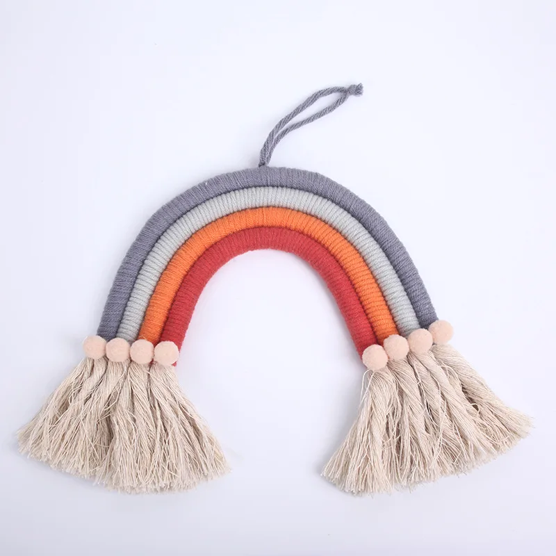 Rainbow Cute Rainbow Wall Art Hanging for Nursery Kids Room Decor Girls Gift Room Bedroom