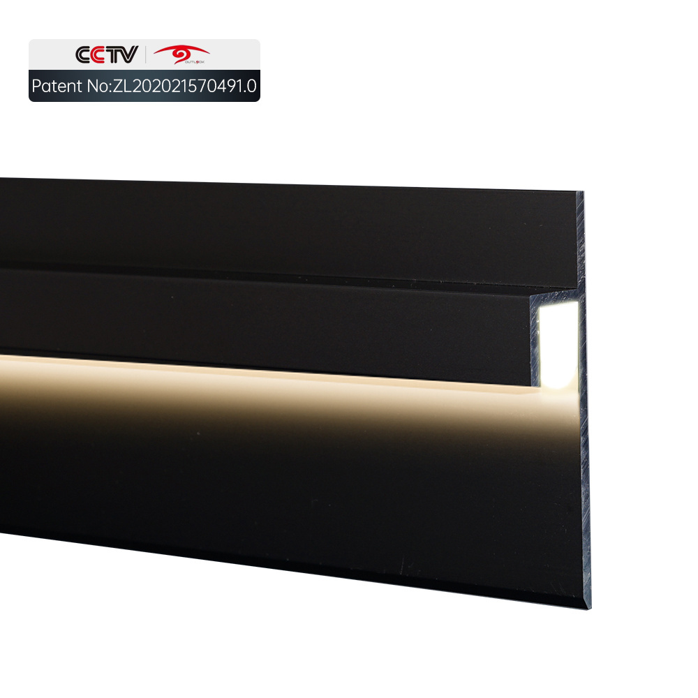 NEWNONE The Led Baseboard Lighting Decorative aluminum Skirting Profil