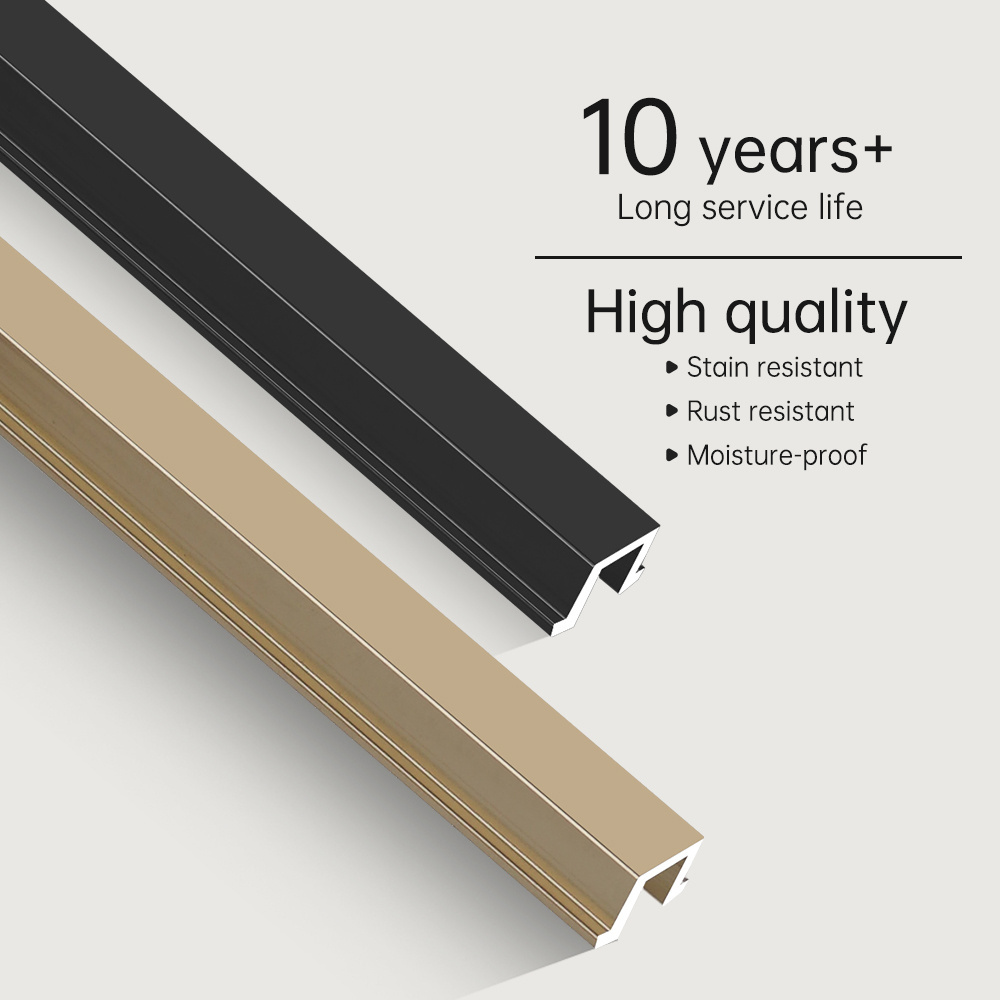 NEWNONE The Hot Selling Metal Wall And Ceiling Decorative Metal Trim Molding Aluminium alloy Trim Strip