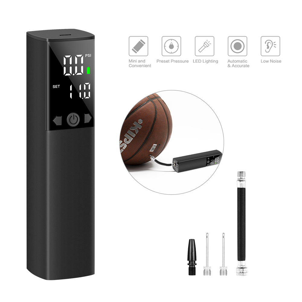 Newo Automatic Wireless Handheld Electric Air Pump For Basketball ,Soccer ,Volleyball ,Football,Sport Ball and Swimming