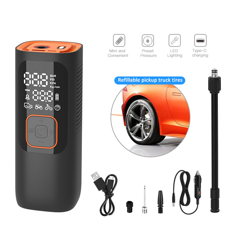 NEWO  Electric Mini Air inflators car tire inflator pump Rechargeable Tire inflators Accessories for Motorcycle and car