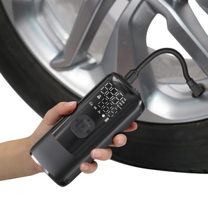 NEWO Portable Tyre Pump Electronic Car Air Compressor Cordless Tire Inflator for car bike motorbike tire inflation