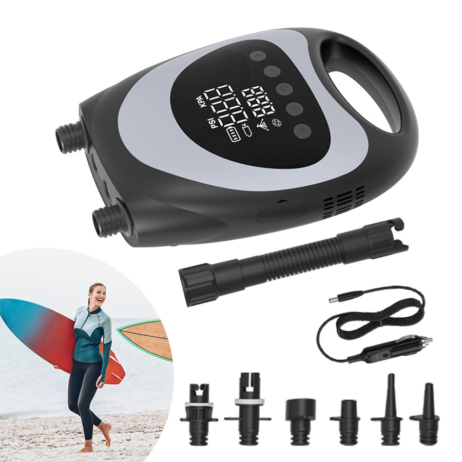 NEWO Electric Paddle Board Pump 20PSI SUP Pump Faster Air Inflator Deflation with Dual Stage Pumping Auto-Off for SUP Board