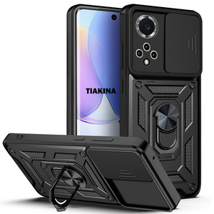 Slide Camera Lens Armor Cover For Huawei Honor X8 X7 X9 4 5G Shockproof Holder Armor Case For Honor Y70 MAGIC4 PRO LITE NOVA9