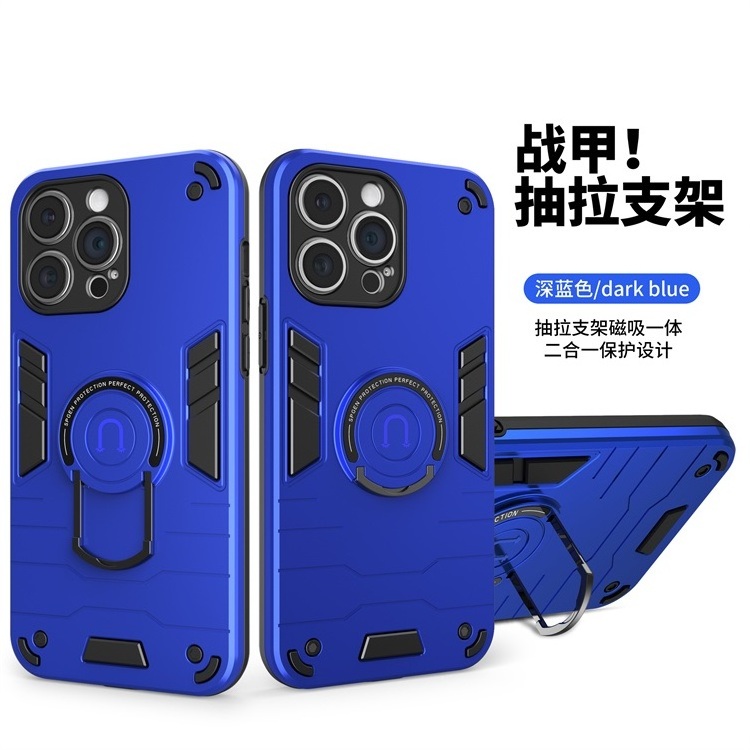 Factory Directly Sale Hybrid TPU PC 2 in 1 Case Car Magnetic Ring Holder Phone Case For Huawei Pura 70 Ultra/nova 12i/Mate 60