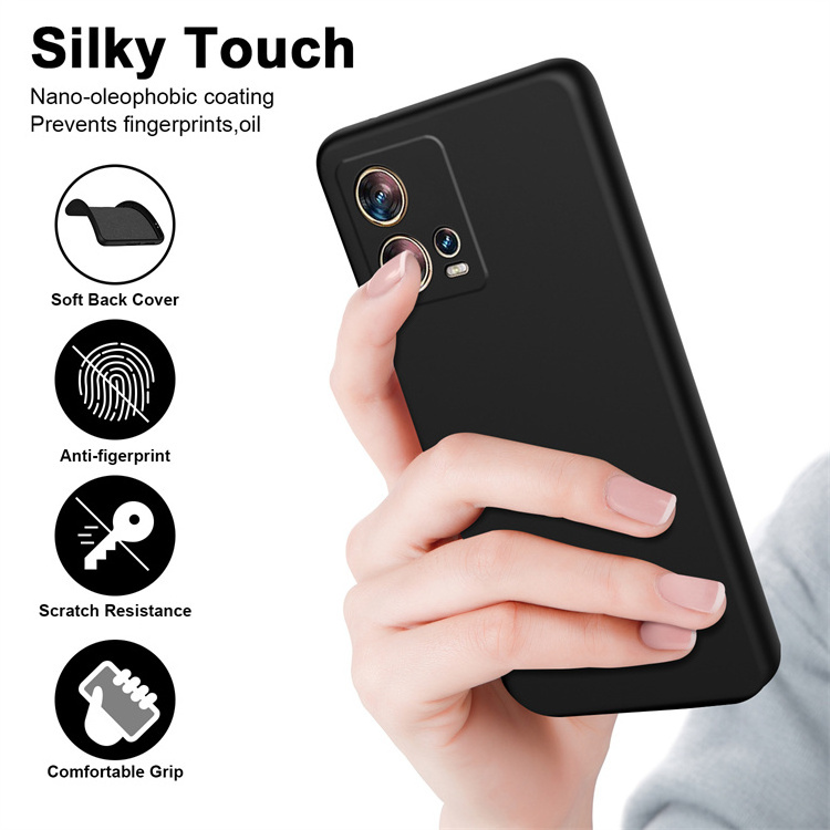 Hiigh Quality Soft TPU Liquid Silicone Case Anti-Drop  Business  Mobile Phone Cover For Motorola Edge 30 Fusion/Edge 30 Neo